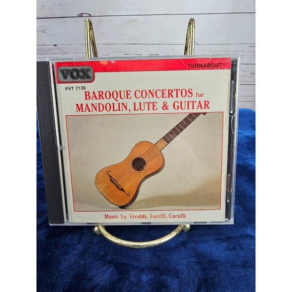 BAROQUE CONCERTOS for MANDOLIN, LUTE & GUITAR Music by Vivaldi, Torelli, Carulli - Picture 2 of 5